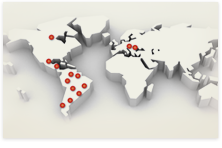 Mapa BS en el Mundo